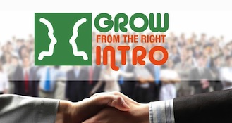 grow from the right intro banner